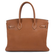 Buy an 100% authentic second hand Hermès Birkin 30 Gold Togo Palladium Hardware at Labellov
