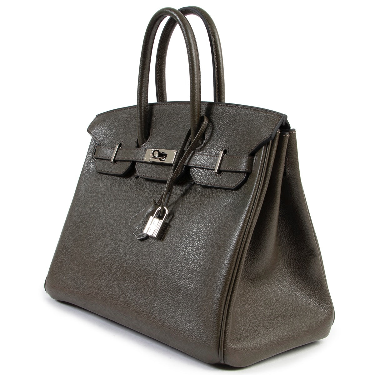 *RARE* Hermès Birkin 35 Vert Bronze Veau Trekking PHW