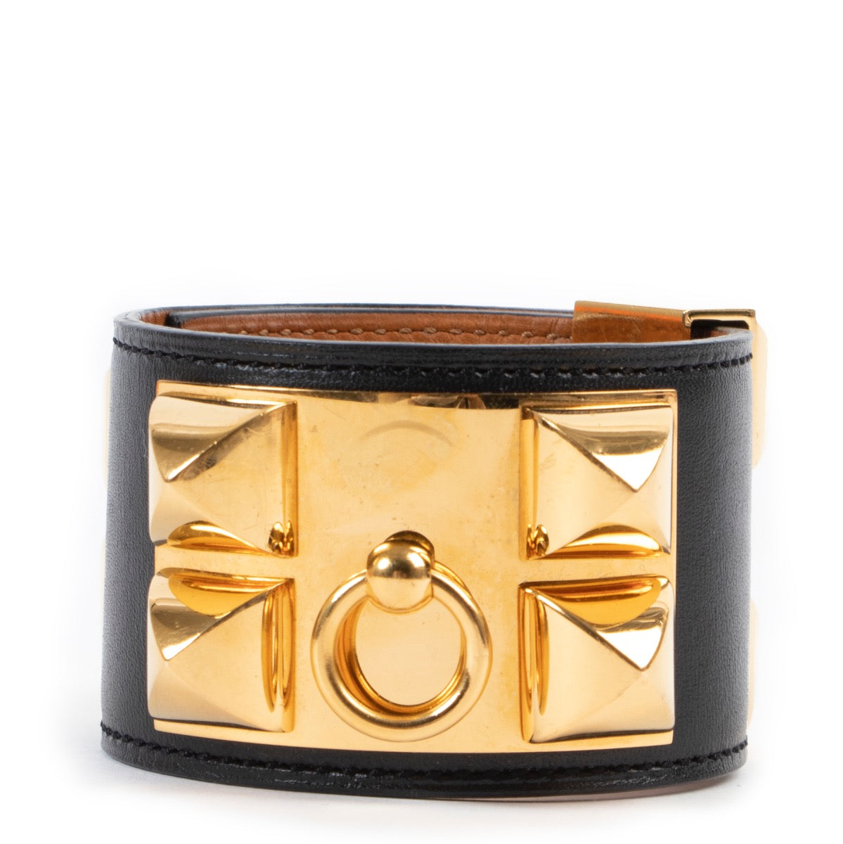 Shop safe online at Labellov in Antwerp this 100% authentic second hand Hermès Black Collier De Chien Bracelet