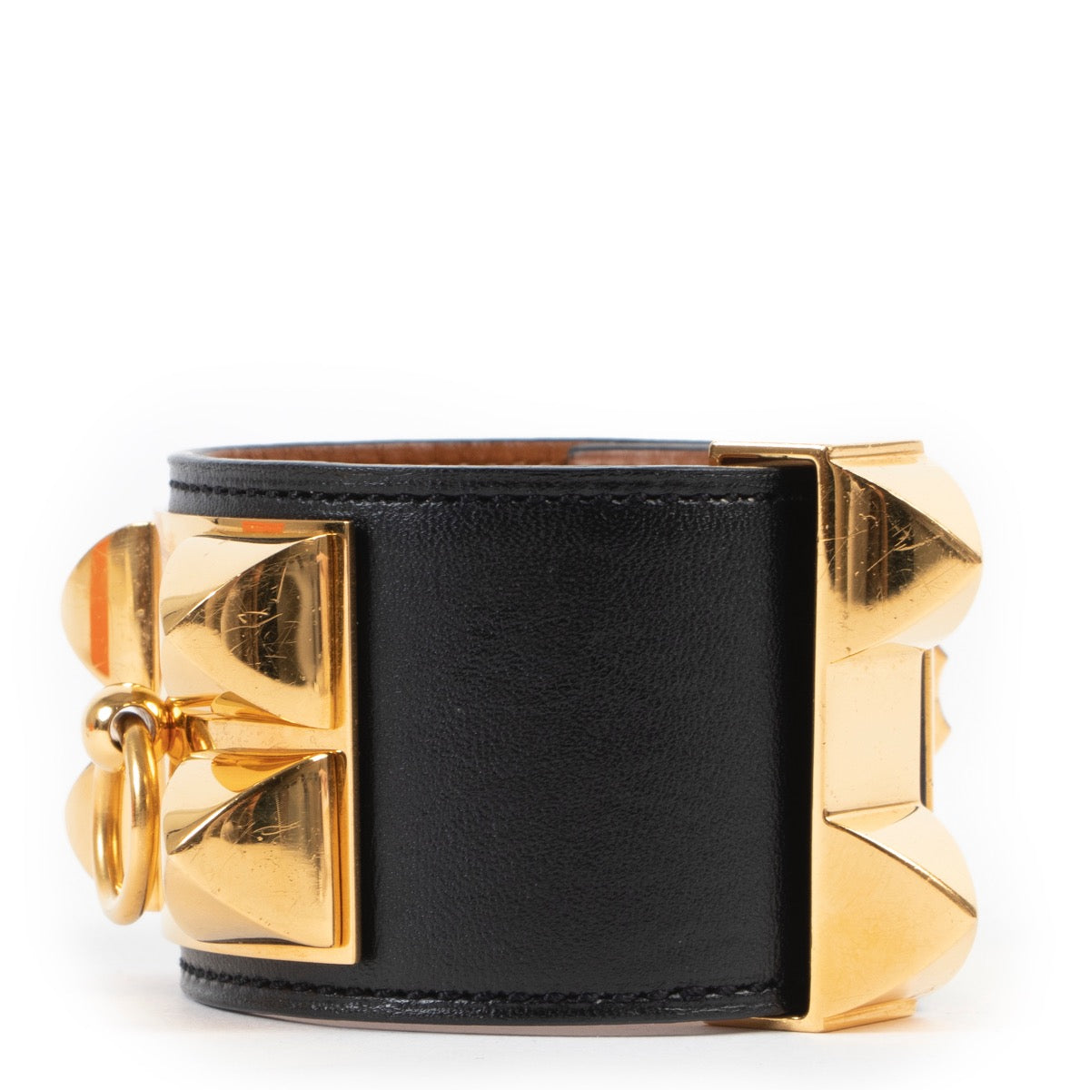 Shop safe online at Labellov in Antwerp this 100% authentic second hand Hermès Black Collier De Chien Bracelet