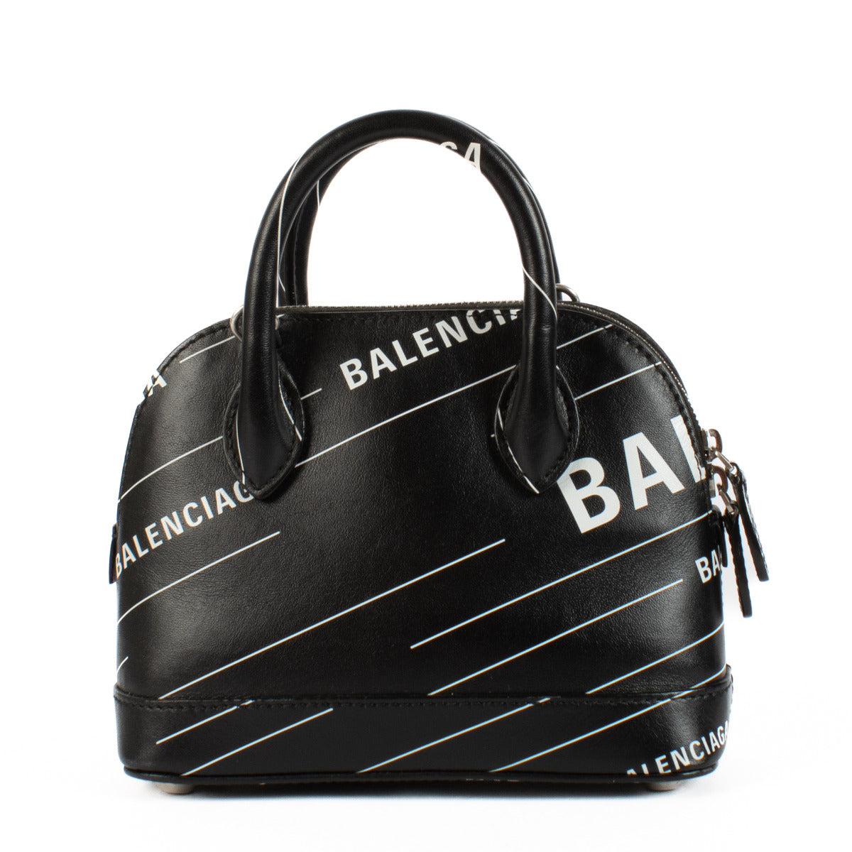 Sac Balenciaga Ville XXS noir à logo imprimé