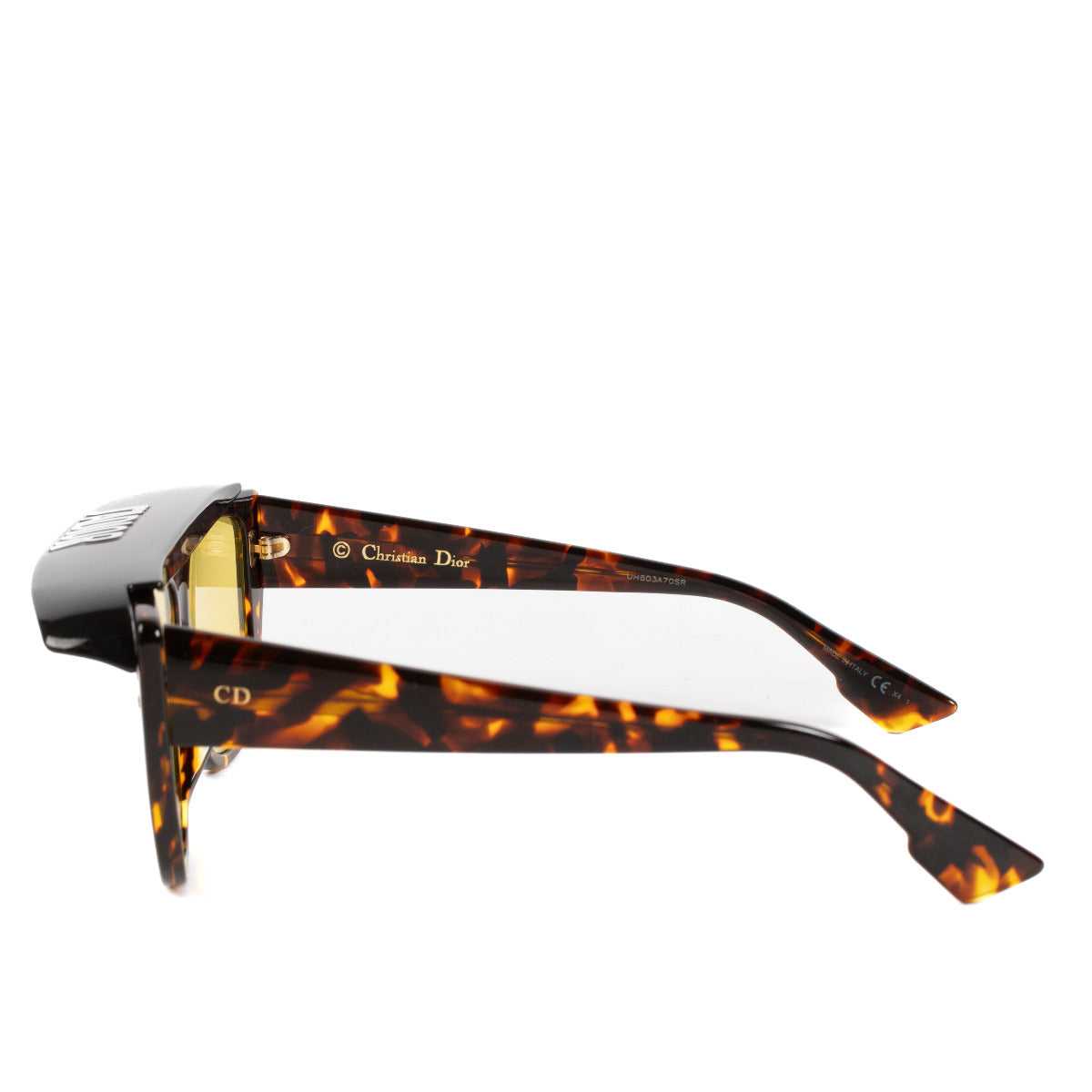 Christian Dior Club 2 Tortoiseshell Visor Sunglasses