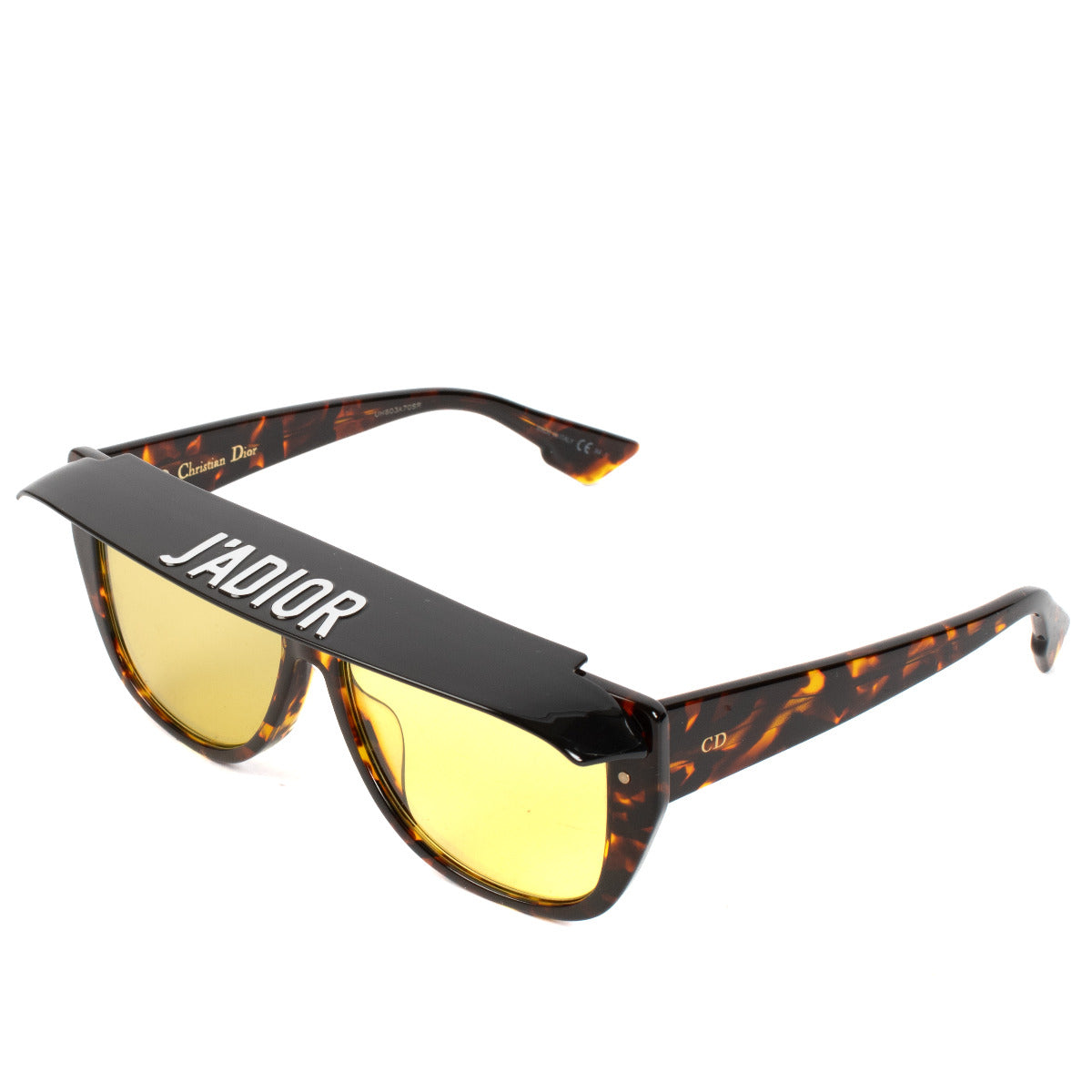 Christian Dior Club 2 Tortoiseshell Visor Sunglasses