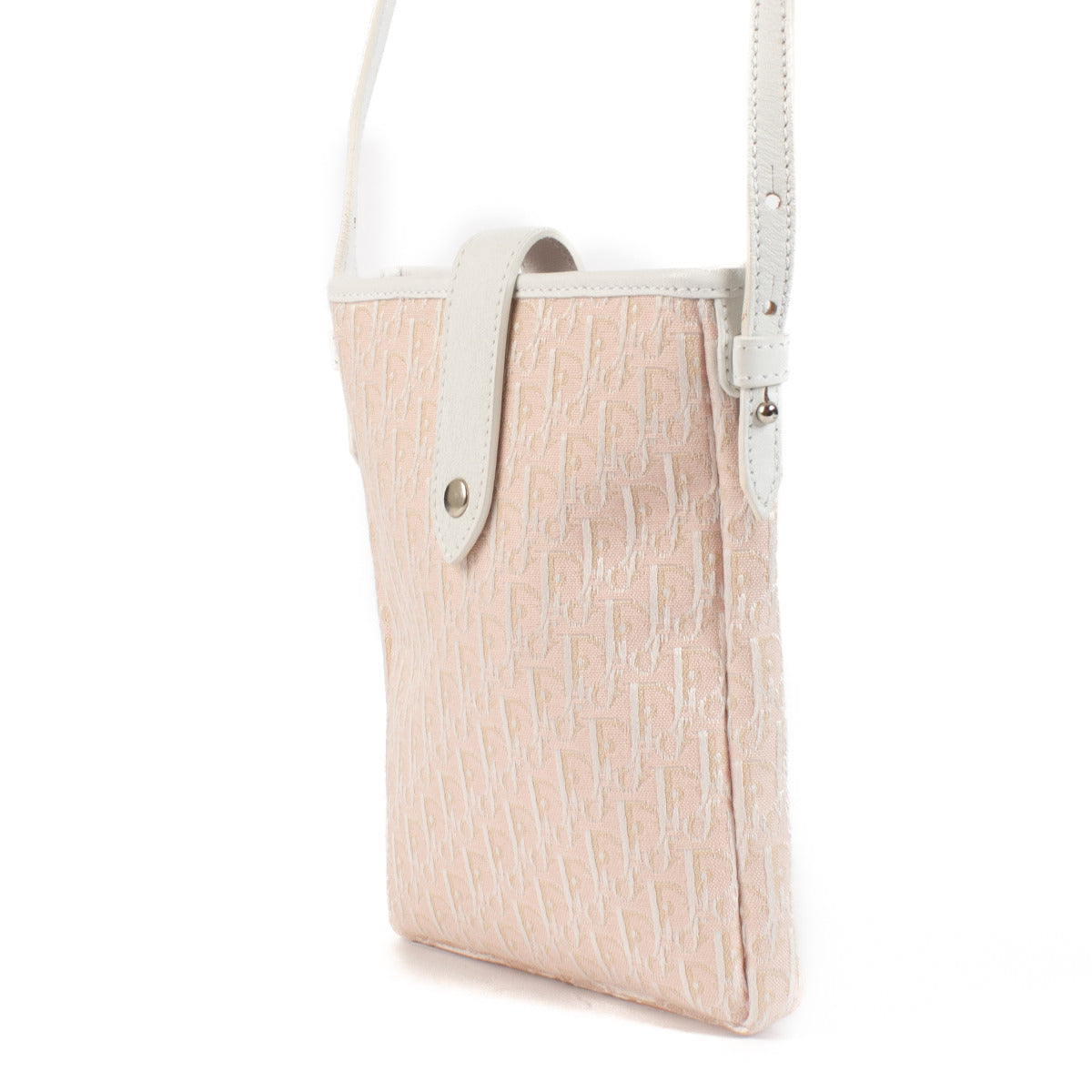 Christian Dior Pink Oblique Mini Crossbody Bag