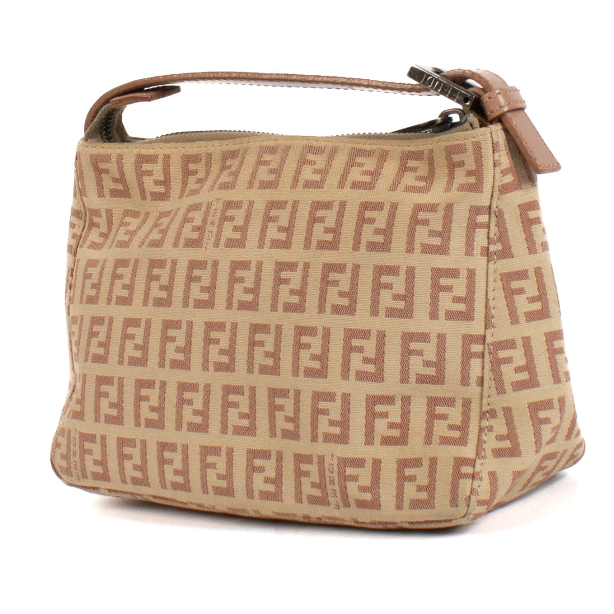 Fendi Pink Mini Zucca Top Handle Bag