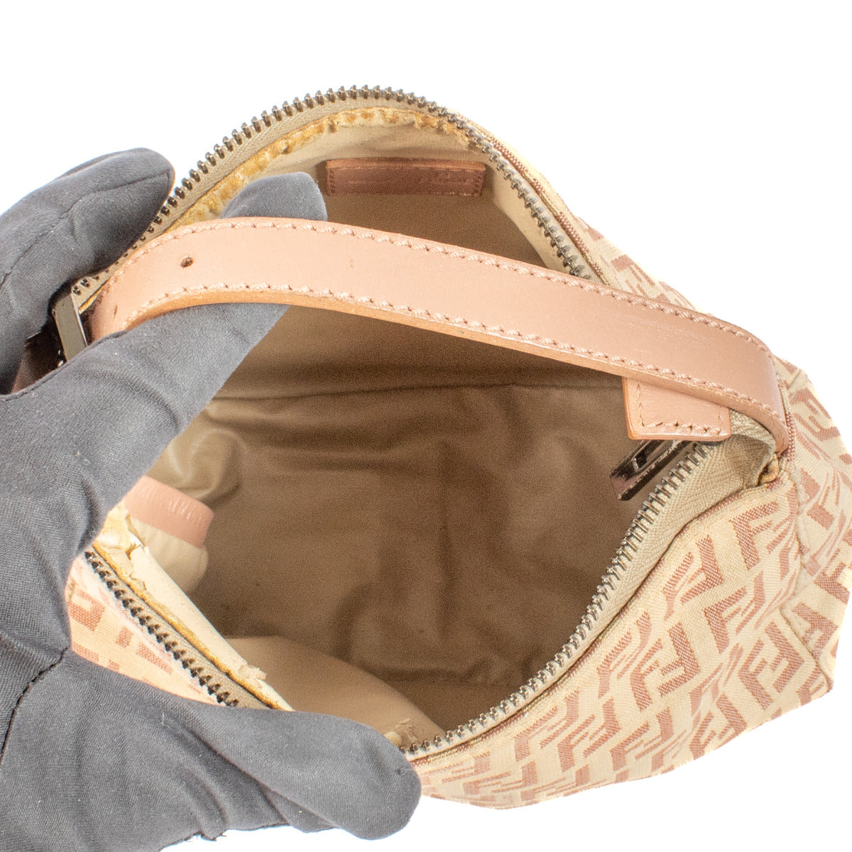 Fendi Pink Mini Zucca Top Handle Bag