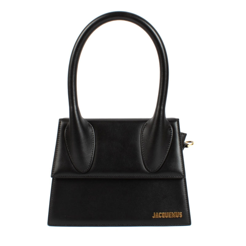 shop 100% authentic second hand Jacquemus Black Leather Le Grand Chiquito Bag on Labellov.com