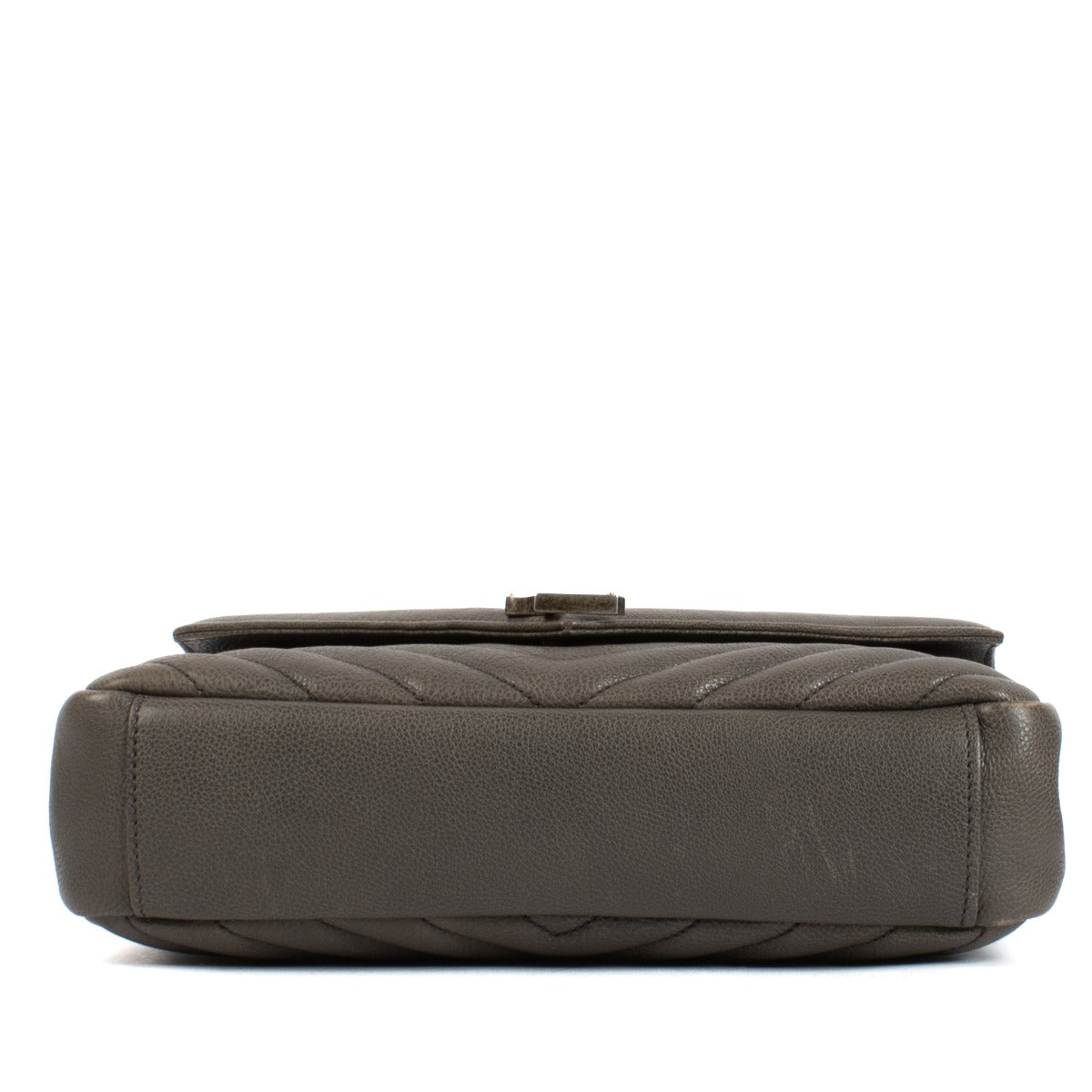 Shop 100% authentic secondhand Saint Laurent Grey Leather Medium College Bag on Labellov.com