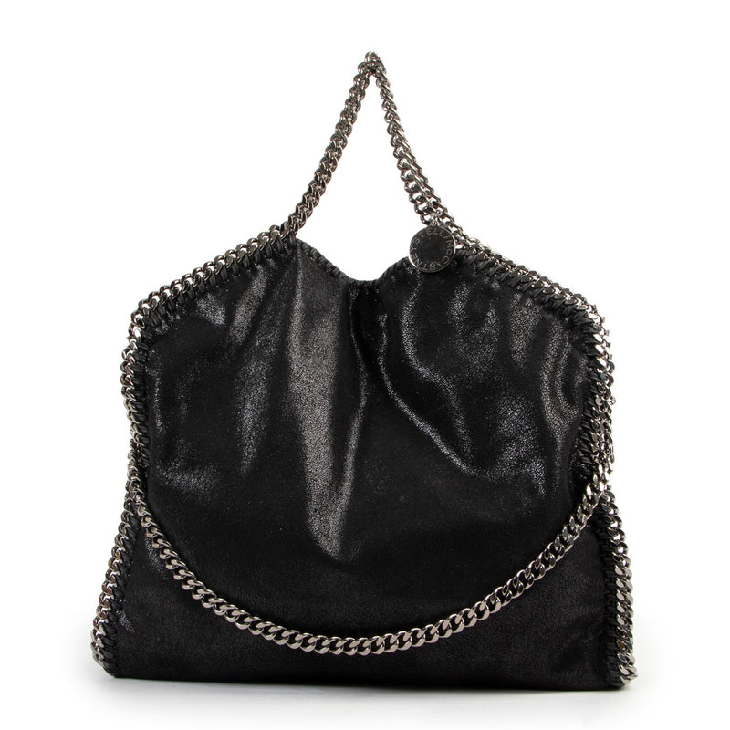 Get this Stella McCartney Black Falabella Tote Bag at Labellov online or in store.