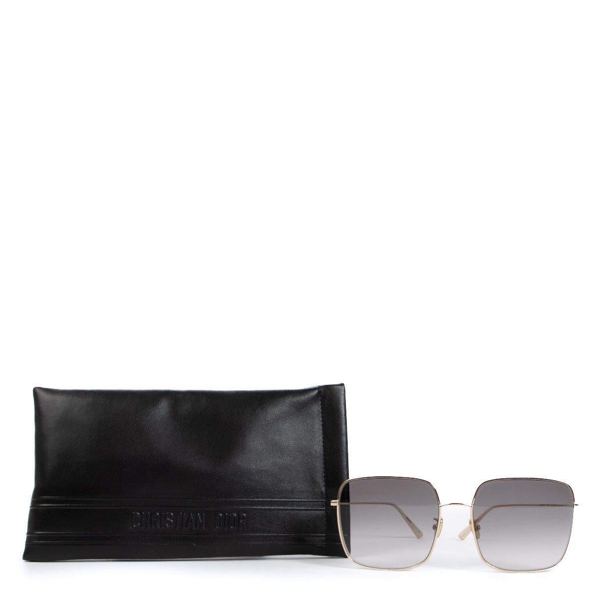 Shop safe online at labellov in Antwerp, Brussels and Knokke these 100% authentic second hand Christian Dior Gold Stellaire Sunglasses