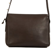 Shop safe online at Labellov in Antwerp, Brussels and Knokke this 100% authentic second hand Delvaux Brown Leather Poirier Crossbody