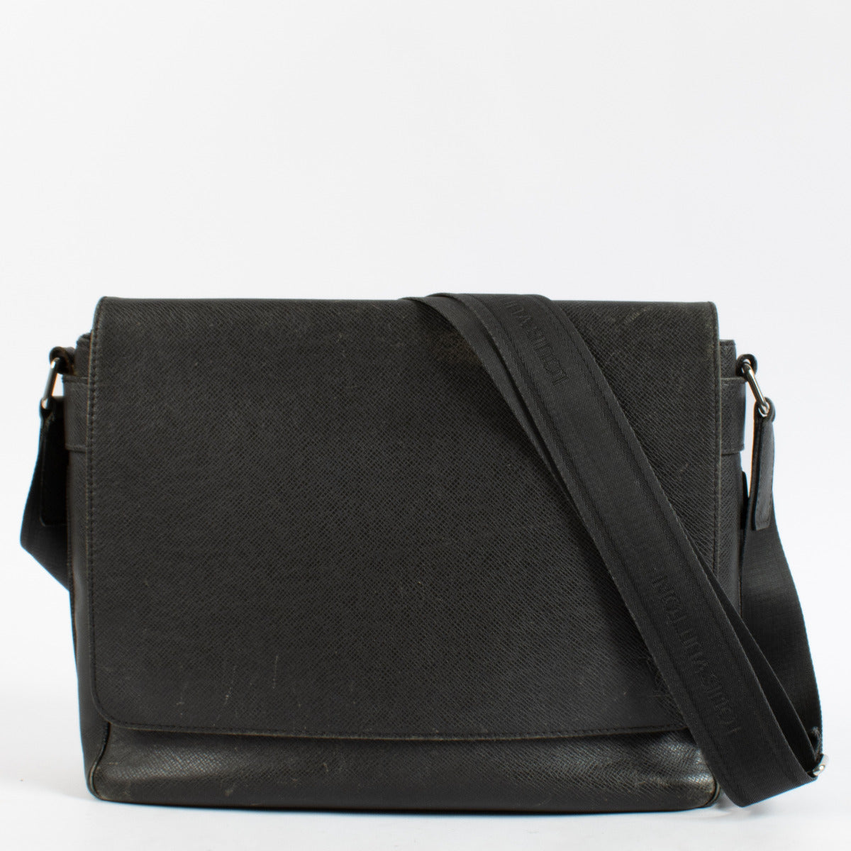 Louis Vuitton Grey Taiga Messenger Bag
