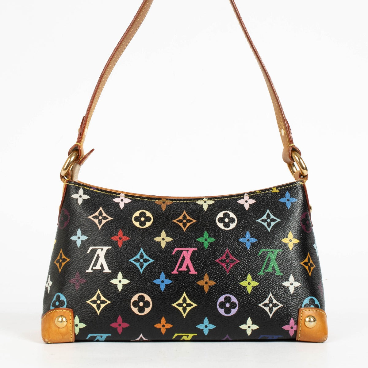 Authentic pre-loved Louis Vuitton Black Monogram Multicolor Eliza Bag on Labellov.com