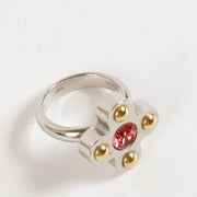 Louis Vuitton Silver Love letter Ring - size M