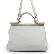 Shop safe online 100% authentic second hand Dolce & Gabbana Grey 'Miss Sicily' Shoulder Bag in very good condition at the right price at Labellov in Antwerp.