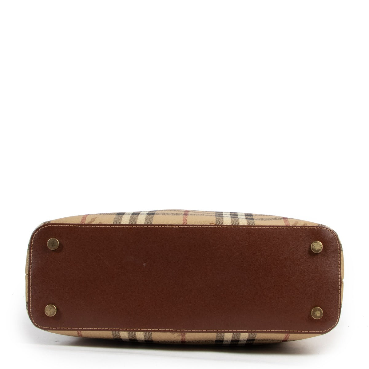 Burberry Monogram Canvas Top Handle Bag now online
