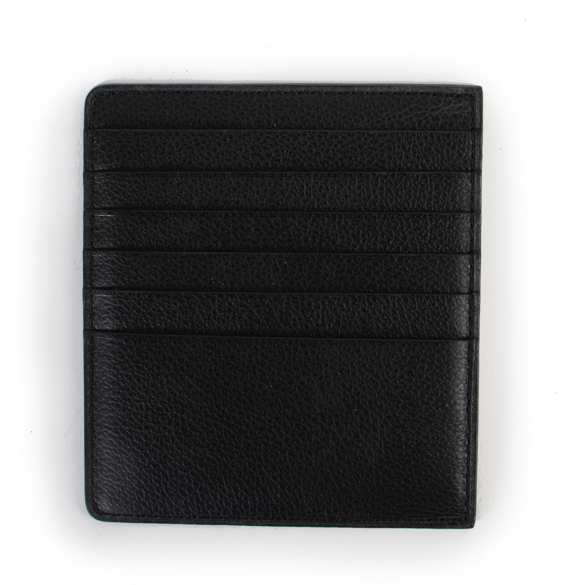 Delvaux Black Leather Card Holder