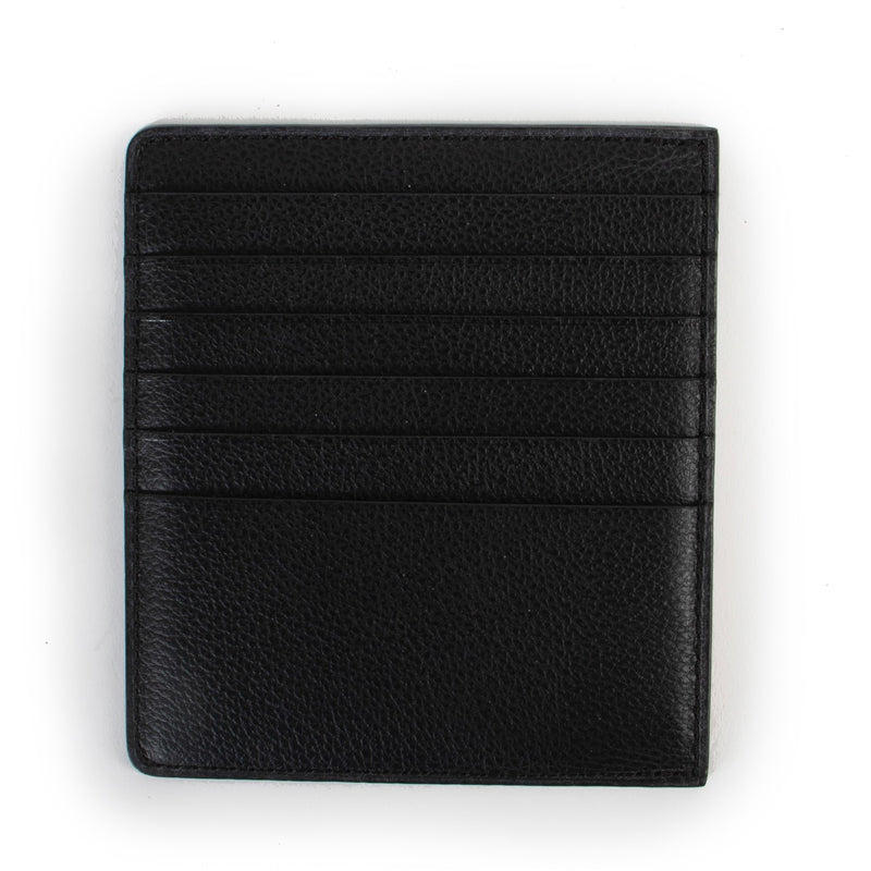 Delvaux Black Leather Card Holder