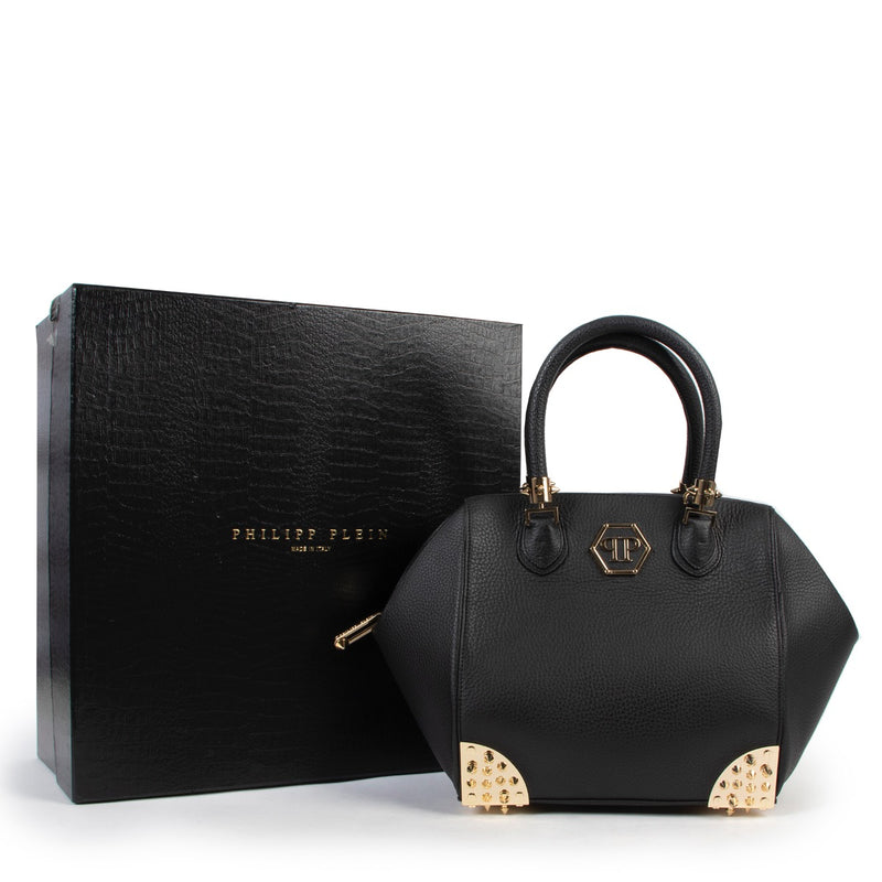 Shop safe online 100% authentic second hand Philipp Plein Black Top handle in very good condition at the right price at Labellov in Antwerp.