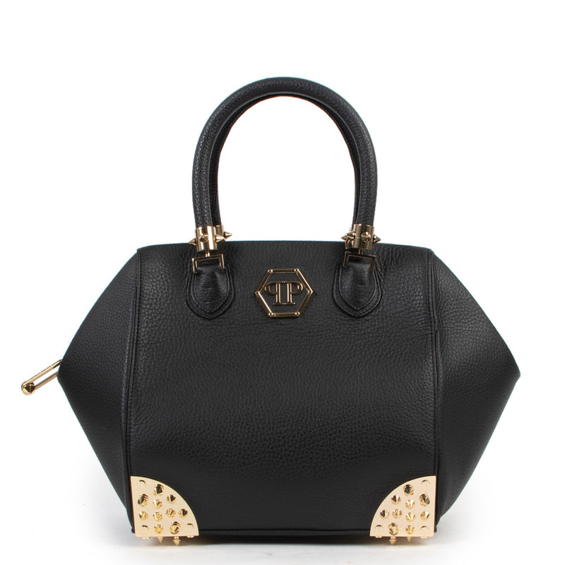 Shop safe online 100% authentic second hand Philipp Plein Black Top handle in very good condition at the right price at Labellov in Antwerp.