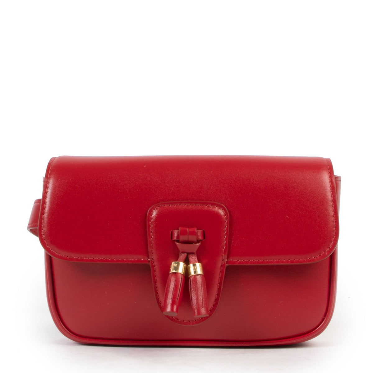 Celine Red Tassel Crossbody