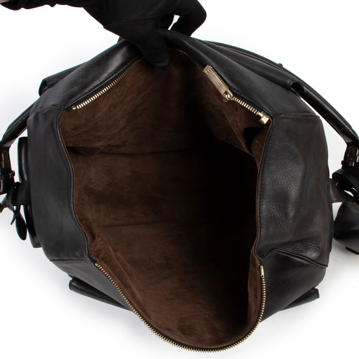 Delvaux Coquin Poches Black Bridon Shoulder Bag