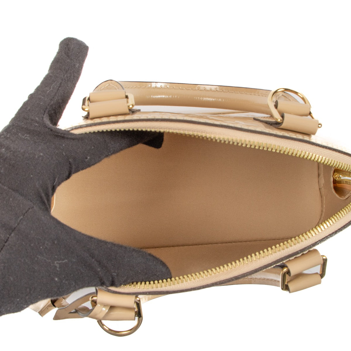Louis Vuitton Sac Alma BB Monogram Vernis Dune