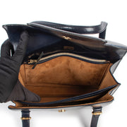 Shop safe online 100% authentic second hand Delvaux Blue Shoulder Bag in good preloved condition at Labellov in Antwerp.