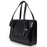 Shop safe online 100% authentic second hand Delvaux Blue Shoulder Bag in good preloved condition at Labellov in Antwerp.