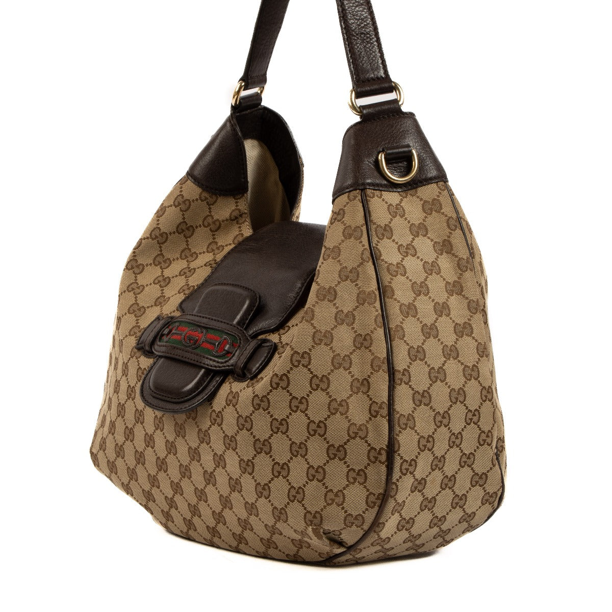 Gucci GG Canvas Dressage Hobo Bag
