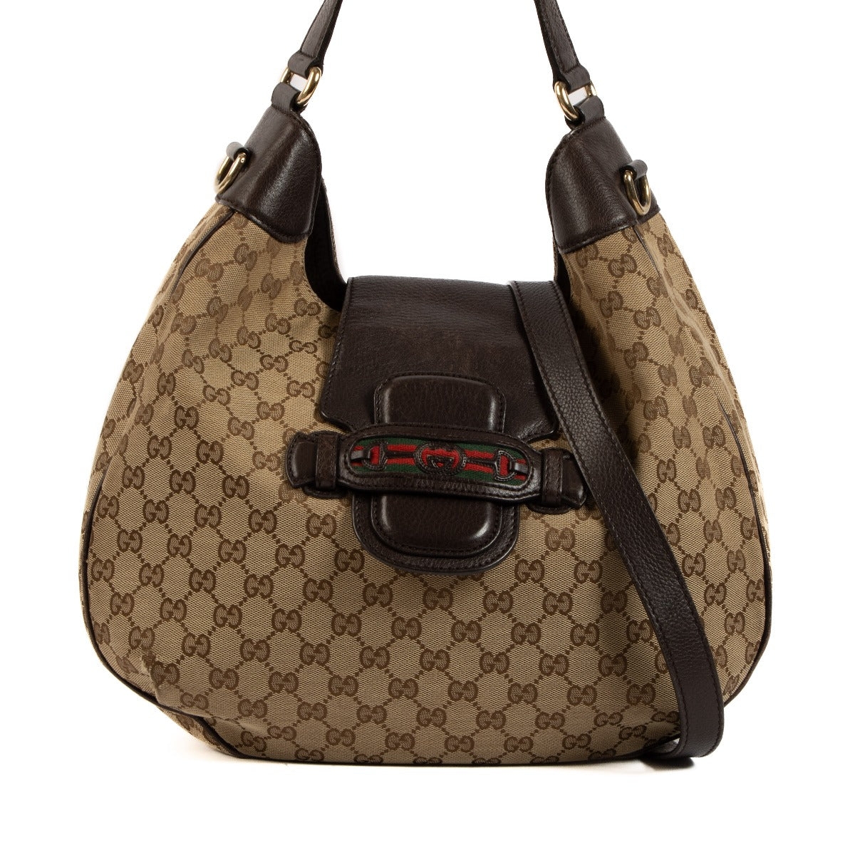 Gucci GG Canvas Dressage Hobo Bag