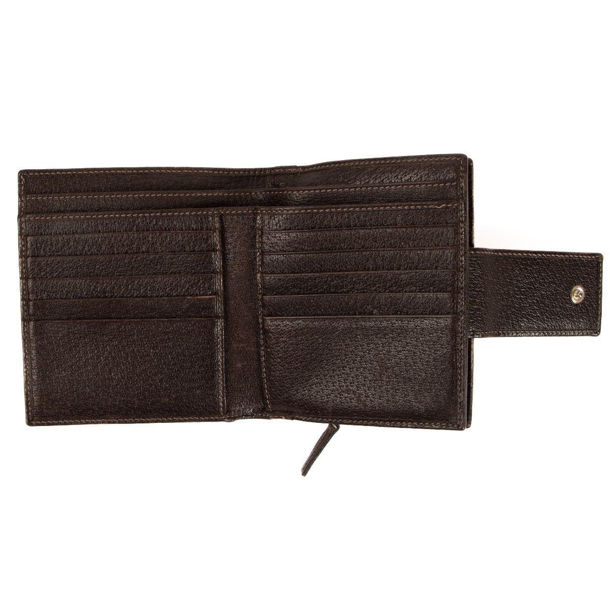 Shop safe online at Labellov in Antwerp this 100% authentic second hand Gucci Monogram Canvas Wallet