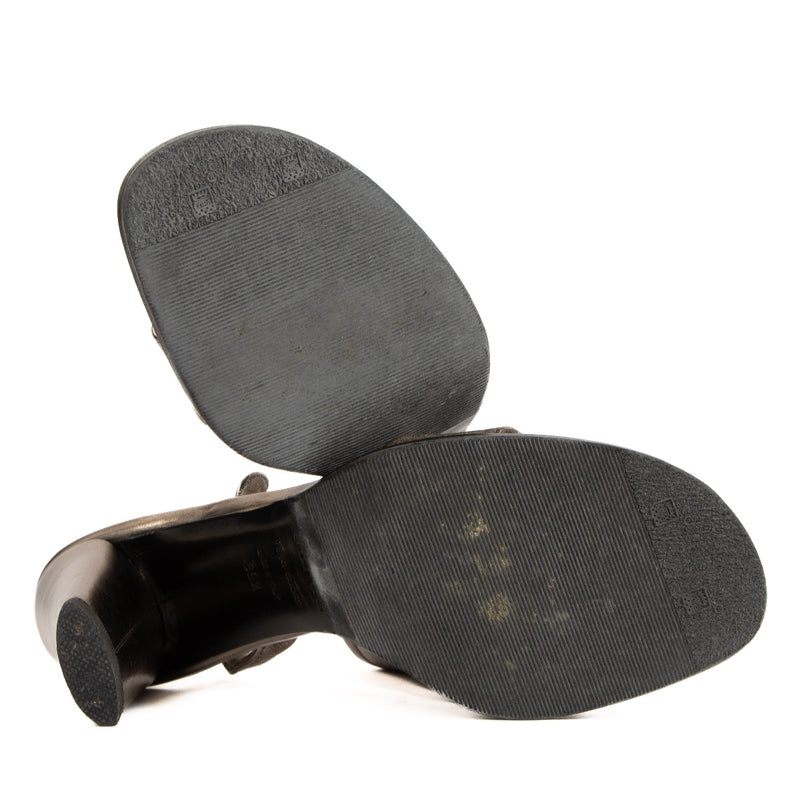 Sandales Sergio Rossi bronze - Taille 39 1/2