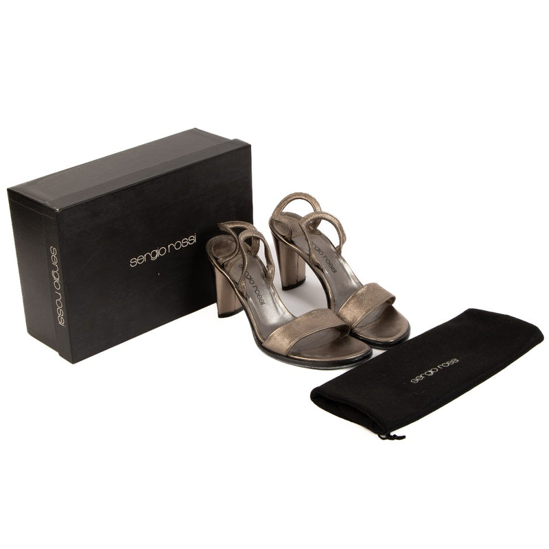 Sergio Rossi Bronze Sandals