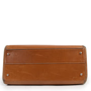 Shop safe online 100% authentic second hand Delvaux Cognac Shoulder Bag in good preloved condition at Labellov in Antwerp.