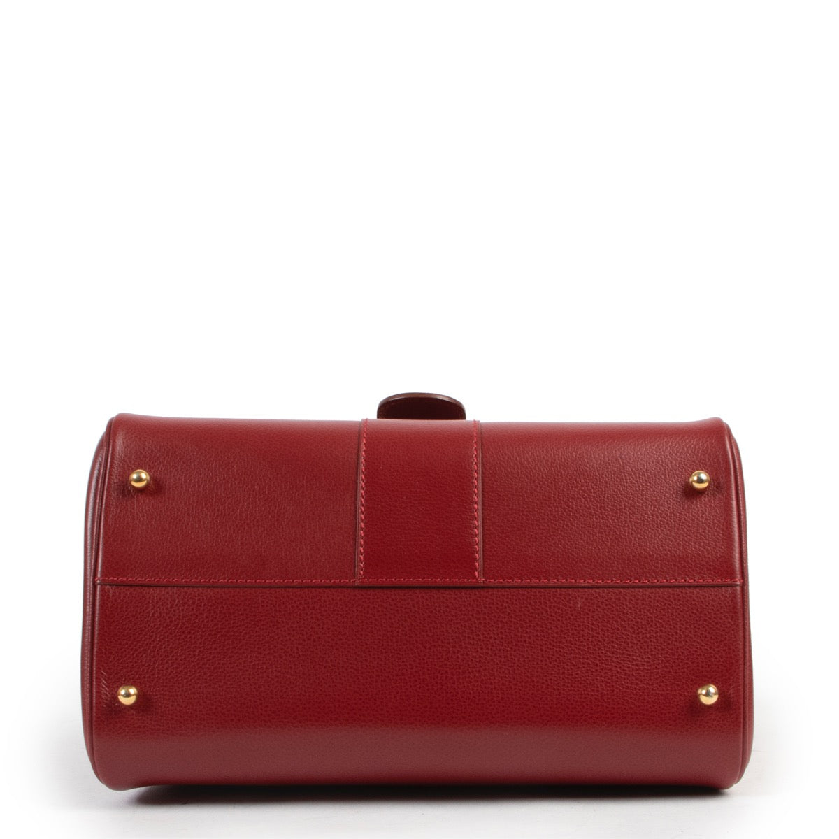 Shop safe online 100% authentic second hand Delvaux Red Jumping PM Brillant in very good condition at Labellov in Antwerp.