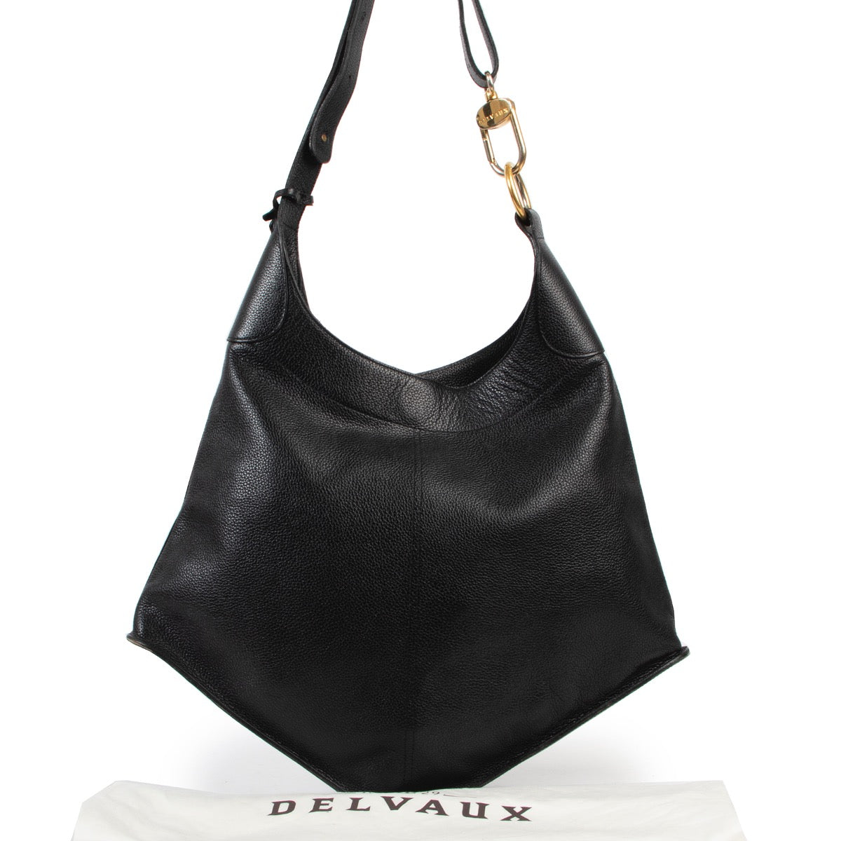 Get this Delvaux Black Satan Shoulder Bag at Labellov now online or in store for a reasonable price and in good condition
