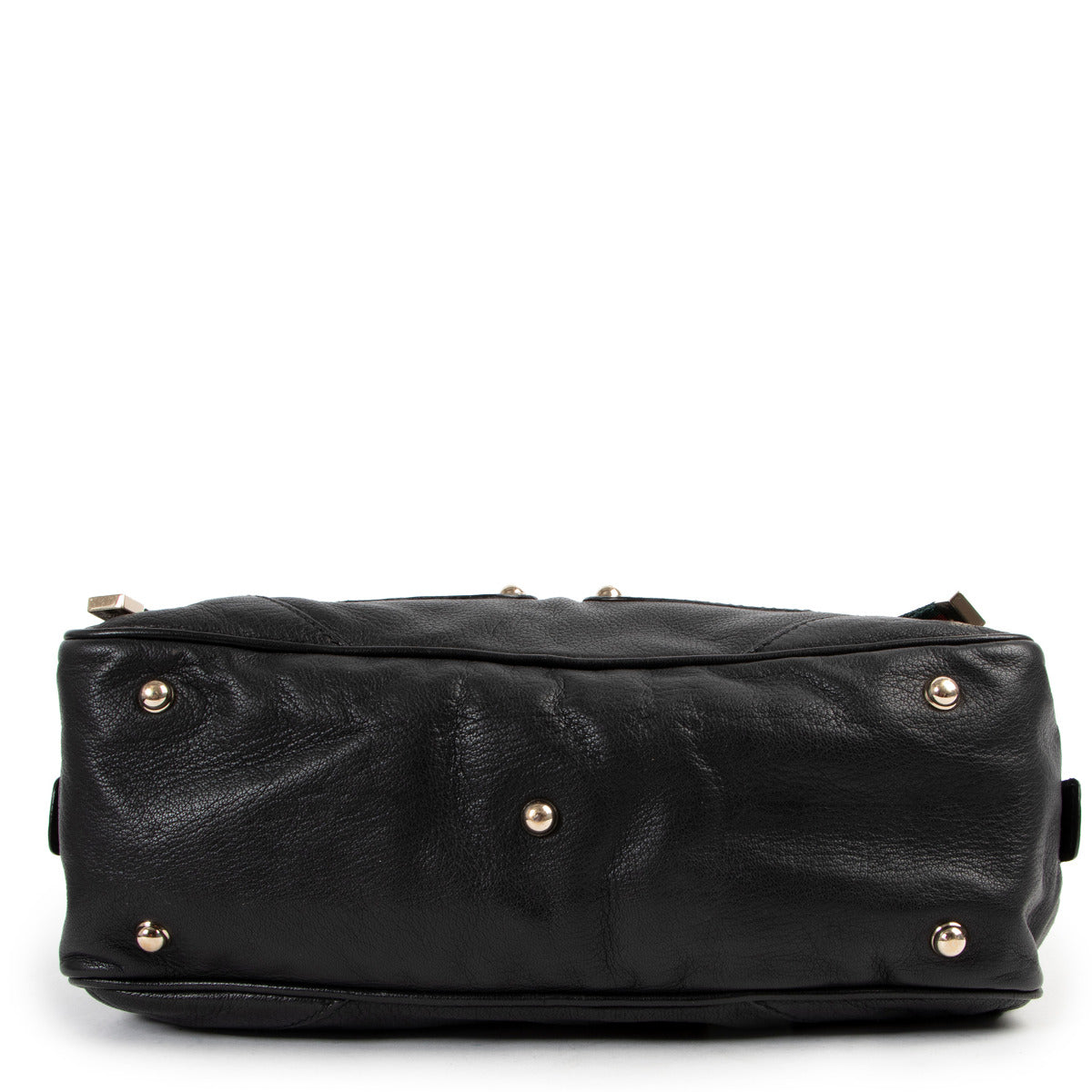 Gucci Black Capri Web Shoulder Bag