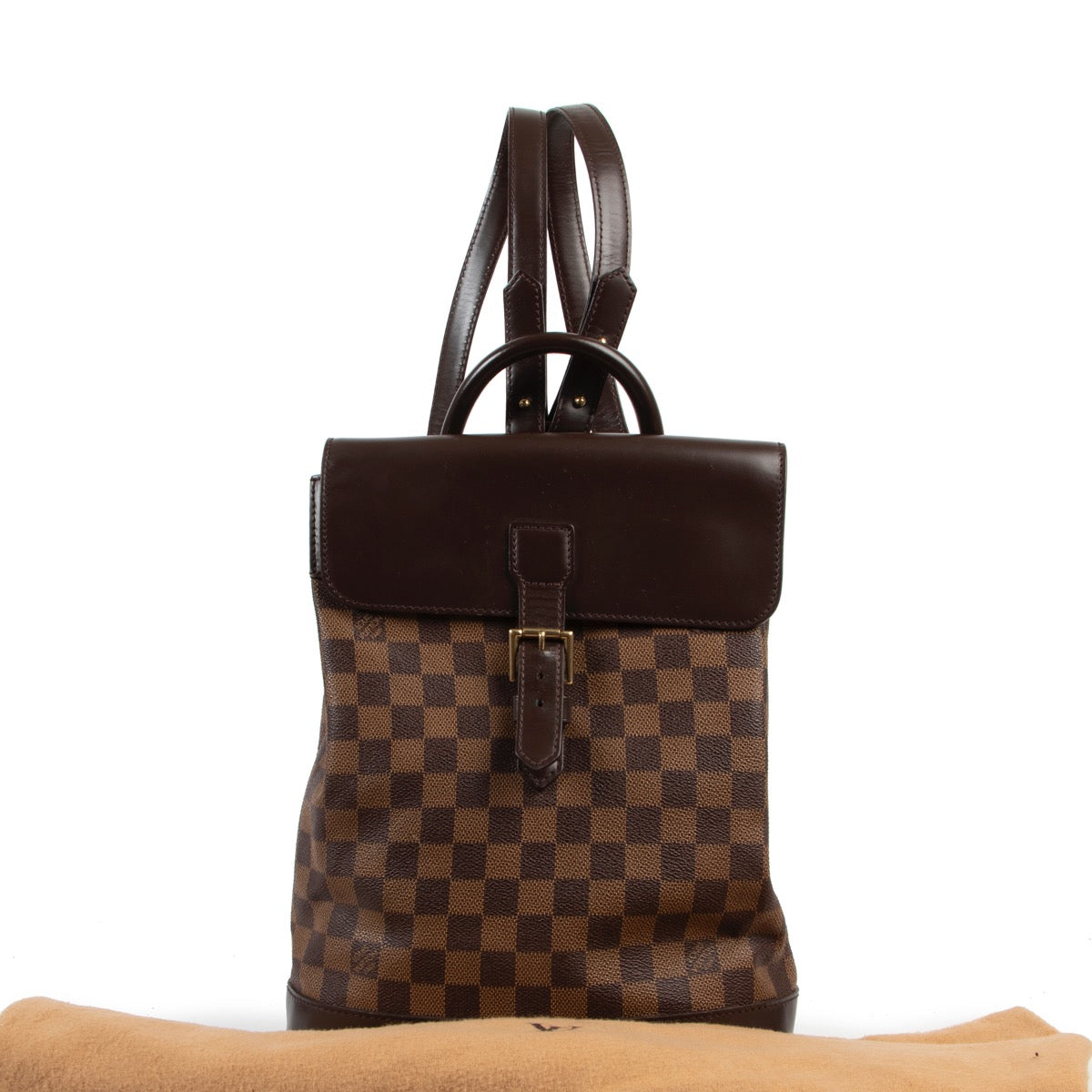 Get this Louis Vuitton Damier Soho Backpack at Labellov in good condition. Shop it online or in store.