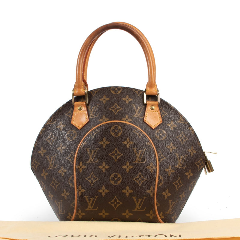 Louis Vuitton Monogram Canvas Ellipse Top Handle available now at Labellov online or in store in good preloved condition.