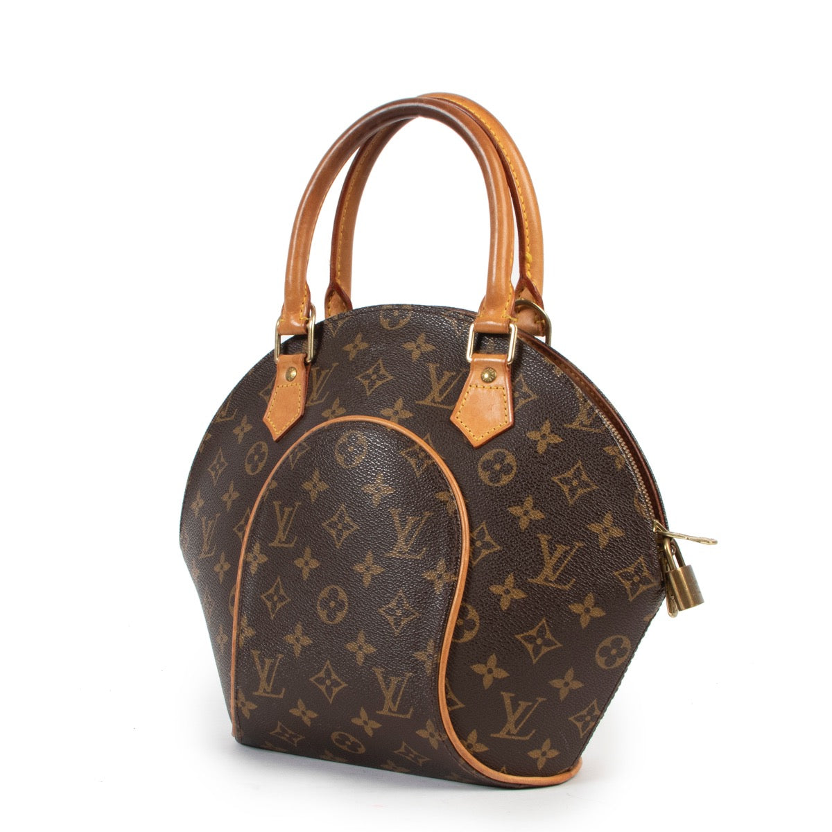 Louis Vuitton Monogram Canvas Ellipse Top Handle available now at Labellov online or in store in good preloved condition.