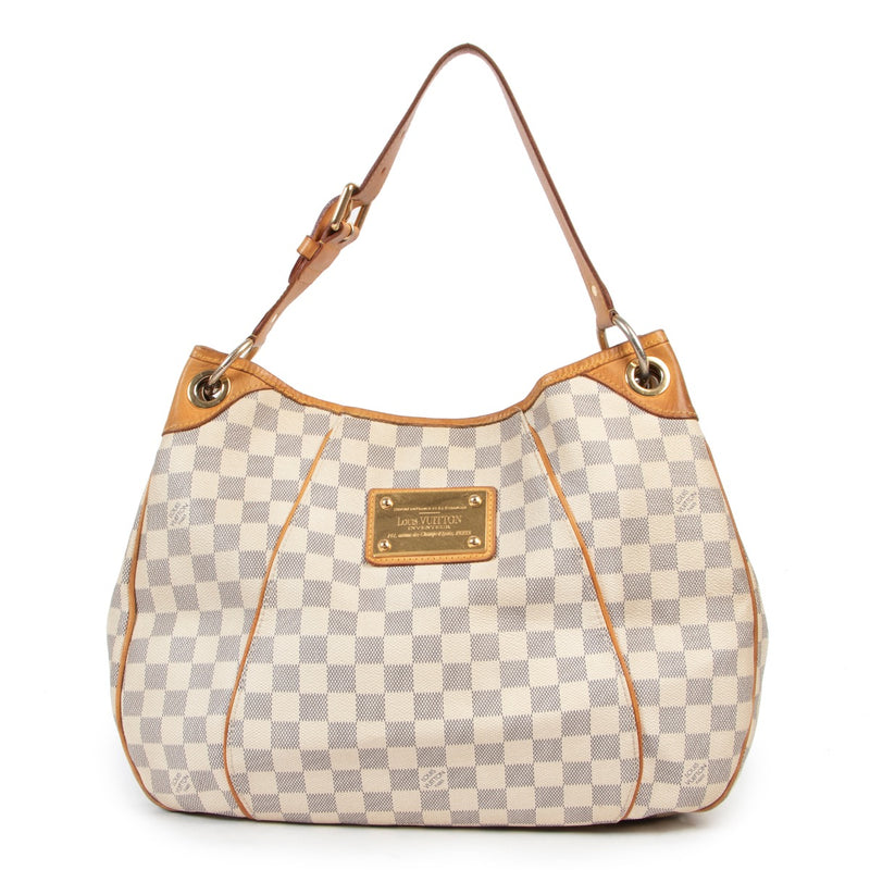 Louis Vuitton Damier Azur Galliera PM Shoulder Bag now available at Labellov Luxury and give it a secondlife
