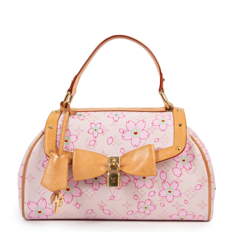 Louis Vuitton Cherry Blossom Monogram Retro Pink Bag available now to get a secondlife at Labellov Luxury where you can buy and sell your designer items.