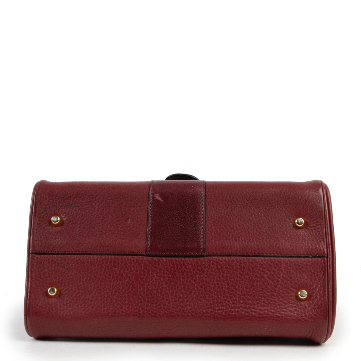 Shop safe online 100% authentic second hand Delvaux Red PM Brillant in very good condition at the right price at labellov in Antwerp.