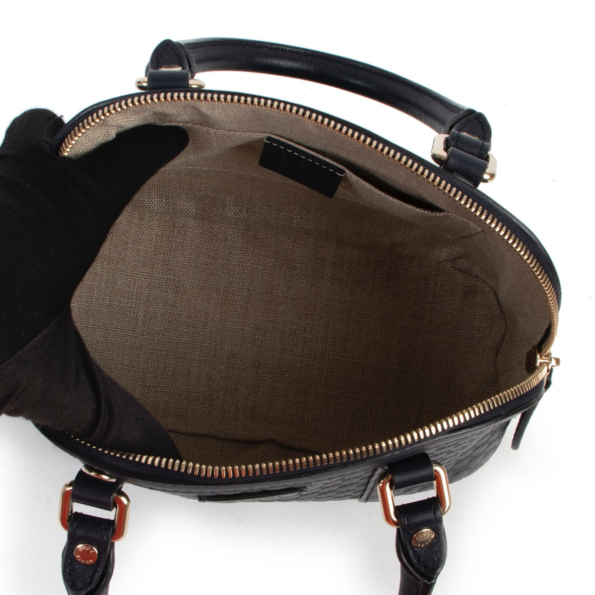 Gucci Blue Dome Top handle + Strap