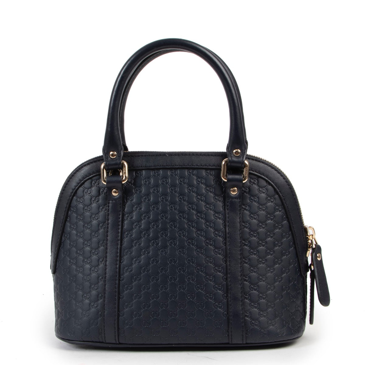 koop veilig online Gucci Blue Dome Top handle + Strap