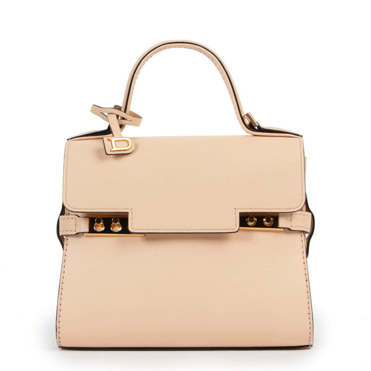 Delvaux Micro Tempête Nude Calf Souple