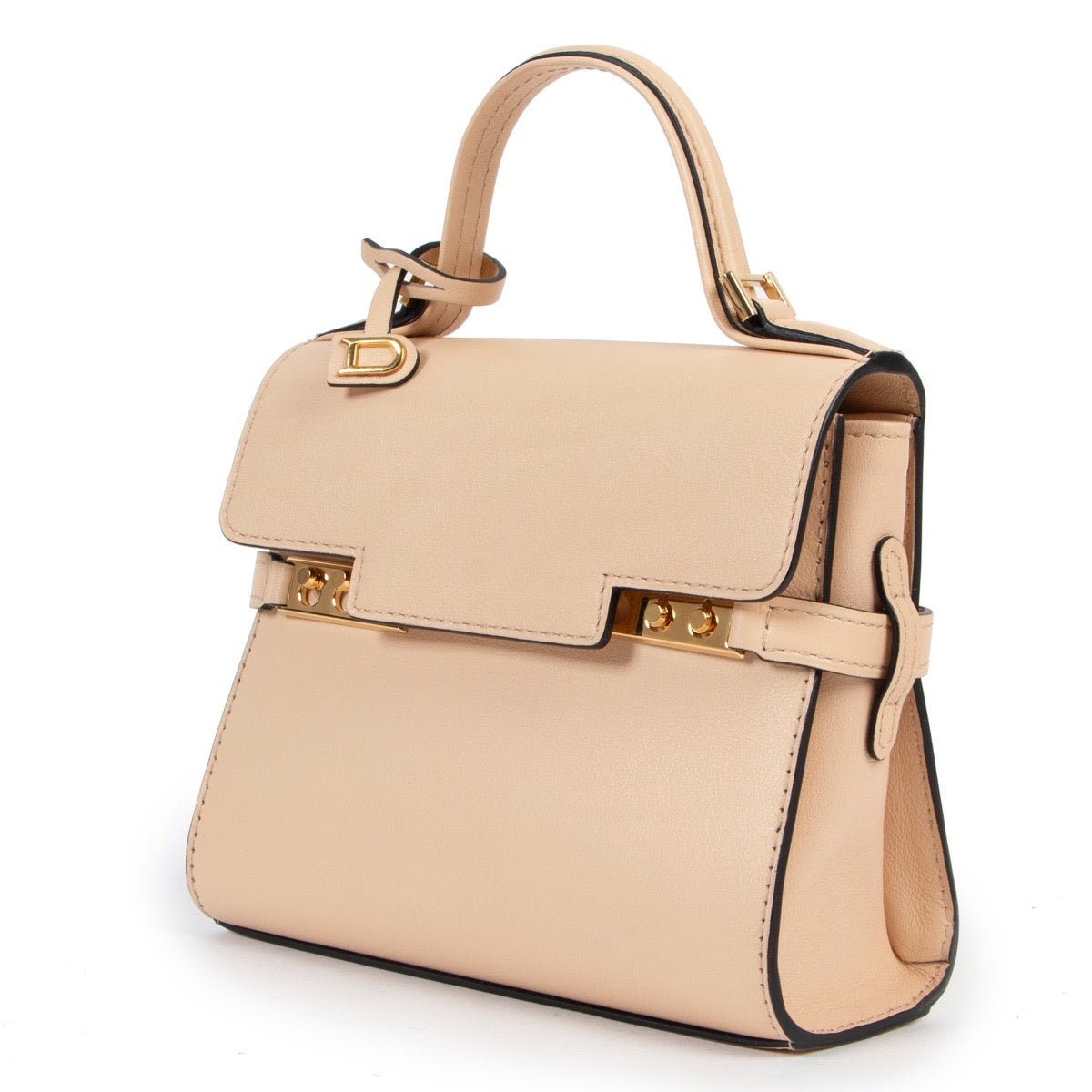 Delvaux Micro Tempête Nude Calf Souple