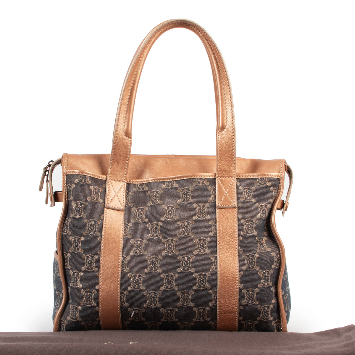 Celine Denim & Rosé Shoulder Bag