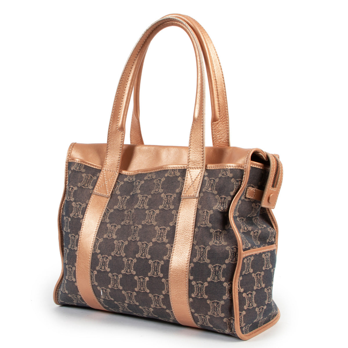 Celine Denim & Rosé Shoulder Bag